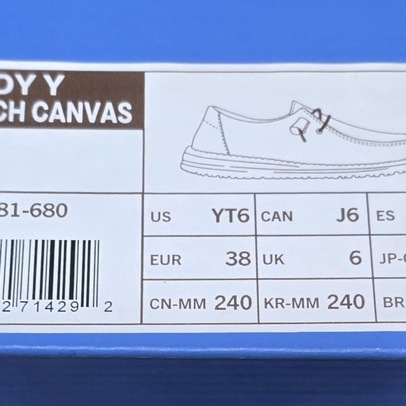 Youth Size 6 (women's size 8) Hey Dudes in Hot Pink! - Picture 5 of 5